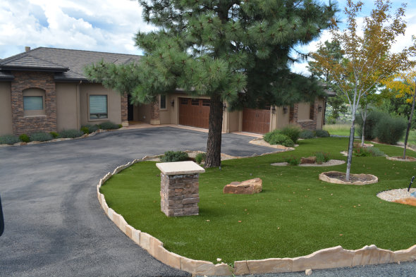 Augusta artificial grass landscaping